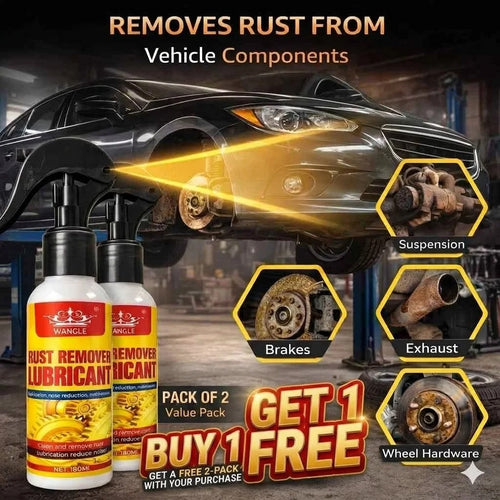 Rust Remover & Protection Spray For Auto Bike Car BUY ONE GET ONE FREE