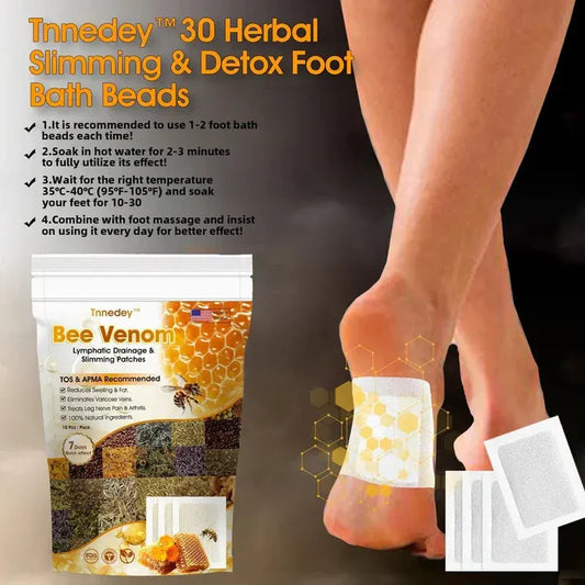🐝 Detox & Slim- Buy 10 Get 10 Patch Free – Bee Venom Lymphatic Drainage & Slimming Foot Patches at Rs 499